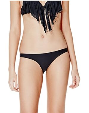 GUESS Ruched Brazilian Bikini Bottoms