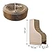 FIRIK Cat Scratcher Lounge - Bed Collapsible Corrugated Cardboard Scratching Toy Pad Lounge Round Bed - Foldable …