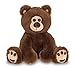 Bearington Collection Lil' Barnaby Chocolate Brown Plush Stuffed Animal Teddy Bear, 11.5 inches - Baby Toys - Teddy Bear Stuffed Animal