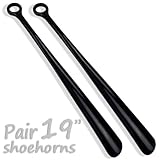 G&S Pair Arm-Extender X-Long Shoe Horns - Over-sized Handle - 19