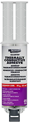 MG Chemicals 8329TFF Thermally Conductive Adhesive - Fast Cure Epoxy, 25 mL Dual Dispenser