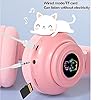 Kids-Headphones-Wireless-Light-Up-Cat-Ear-Bluetooth-Headphones-Over-Ear-Foldable-Headphones-WirelessWired-On-Ear-Stereo-Headset-with-Microphone-LED-Light-PINK T/A Kids Headphones Wireless Light Up Cat Ear Bluetooth Headphones Over Ear Foldable Headphones Wireless/Wired On-Ear…