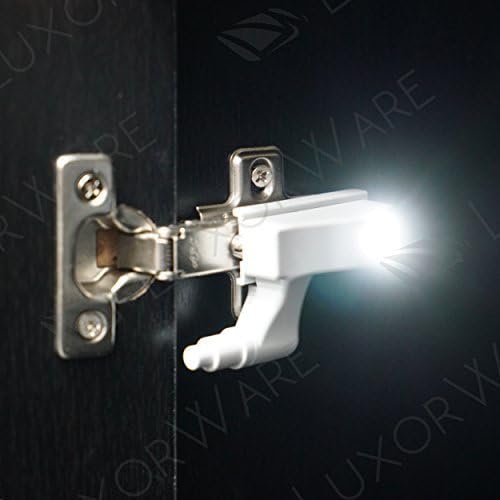 LuxorWare CLFG20 Automatic LED Light for Kitchen/Office/Bathroom Concealed on Cabinet Hinge Swing Door (1 Pack) by LuxorWare