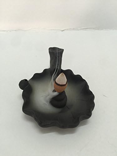 Lotus Flower Incense Burner and Votive Tea Light Candle Holder - Buddhist Decor &amp; Meditation - Incense Aroma Scent - Eastern Enlightenment Gift (Aromatherapy furnace 1)