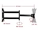 VideoSecu TV Wall Mount Tilt Swivel Low Profile 1.9