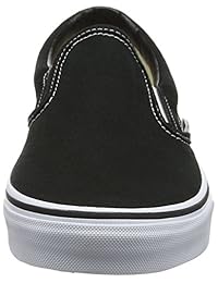 Tenis de skate Vans Slip-On™, unisex, diseño a cuadros, color negro y blanco, VN000EYEBWW.