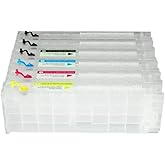 Refillable Empty Cartridges Compatible with EPN F2000 F2100 F2130 F2140 F2150 F2160 with Chip T7251 T7254 T725A(T725A1-White 