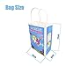 Baby Cute Shark Party Bags Birthday Gift Favor Goodie Candy Gifts Goody Paper Treat Theme Snack Doo Doo Bag, Well for Girls or Boys