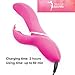 USB Rechargeable Vibrating Massager – NO LONGER LOOK FOR BATTERIES – 10 Speed Vibration Patterns & 7 Rotations, Dual Action, AND 100% WATER RESISTANT – The Secret Rabbit – by Blissful Secrets