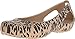 crocs Women's Kadee Animal Print Flat, Gold, 8 M US