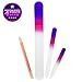 Bona Fide Beauty Genuine Czech Glass Nail Files - Manicure & Pedicure Sets - Glass Nail Files for Gentle Nail Care