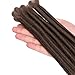 Noverlife 10 Strands 20cm/7.87″ Dark Brown Backcomb Twisted Dreadlock Extensions, Single End Synthetic Dreadlocks Accessories, Jamaica Punk Hip-Hop Reggae Hair Braiding Wigs Faux Locs Dreadsthumb 3