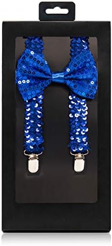 McWay Bowtie and Suspender Set For Men, Adults | Premium Quality | With Gift Box | Wide And Adjustable | Classy Design