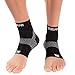 Zensah Plantar Fasciitis Sleeves (Pair) – Plantar Fasciitis Socks, Arch Support, Plantar Fasciitis Brace – Relieve Heel Pain, Arch Support, Large, Black
