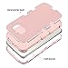 ULAK Galaxy S6 Case, S6 Case, Shock Resistant Hybrid Soft Silicone Hard PC Cover Case for Samsung Galaxy S6, Will NOT Fit S6 Active (Rose Gold)