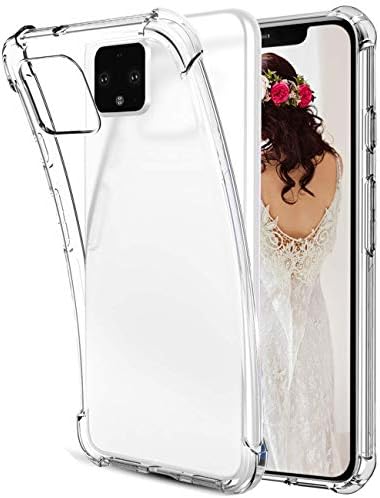 DagoRoo Compatible with Google Pixel 4 XL Crystal Clear Case, Pixel 4 XL Case, Slim Flexible Case Cover for Google Pixel 4 XL (6.3 inch) 2019 (FZ-Clear)