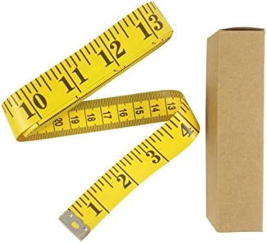 Extra Long Flexible Tape Measure - HWELL 120 Inch/300cm Soft Tape Measure for Sewing Tailor Cloth Ruler 1.2cm Wide Heavy Duty 30-Day 24-Hours Customer Support (1 Pack)