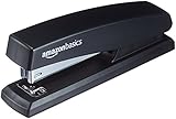 AmazonBasics Office Stapler with 1000 Staples - Black, 3-Pack