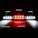 Auto Dynasty Dual Row LED Smoked 3rd Third Tail High Mount Stop Brake Light Cargo Lamp Compatible with Silverado Sierra GMT800 99-07