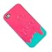 UIYTRAESTING MC0109 Cell Phone Case for Phone 4 & 4s - Non-Retail Packaging - Pink