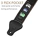 Guitar Strap for Acoustic, Electric Bass Guitars with Pick Holders for Men Women and Kids