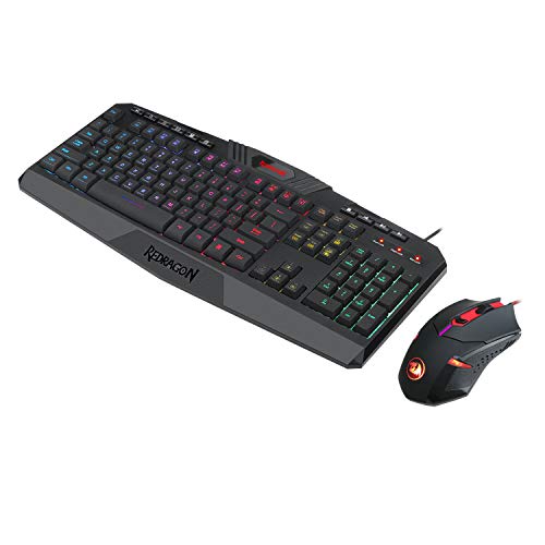 Redragon S101 Wired Gaming Keyboard and Mouse Combo LED RGB Backlit