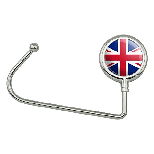 United Kingdom Great Britain Union Jack Purse Bag Hanger Holder Hook