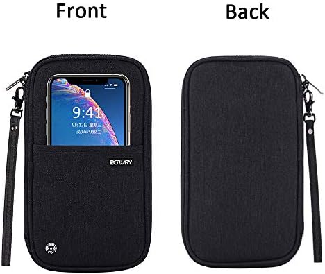 Defway Passport Wallet RFID Blocking Travel Organizer Bag, Family Passport Holder with ID Window 6 Defway Passport Wallet RFID Blocking Travel Organizer Bag, Family Passport Holder with ID Window