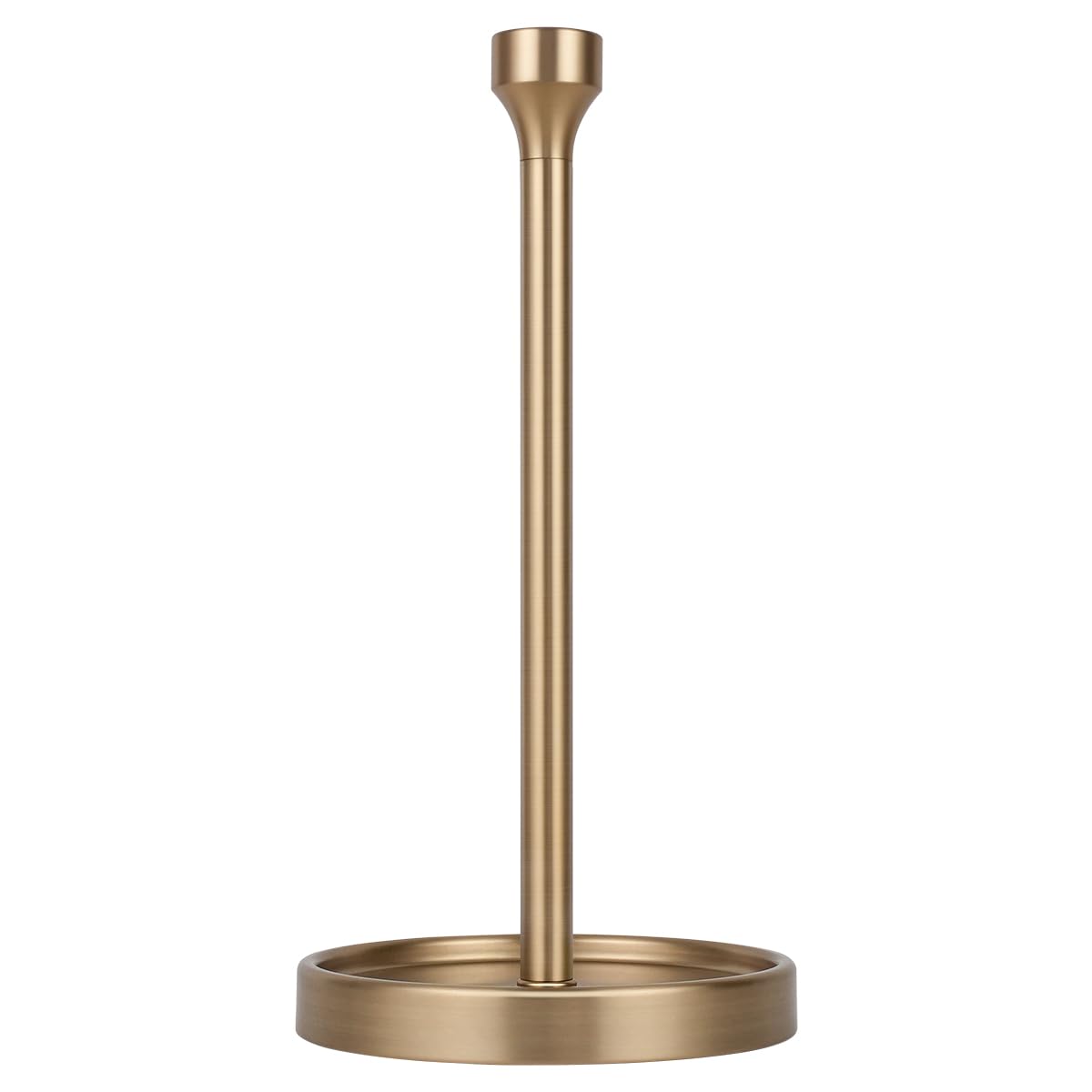 Photo 1 of Ivilon Countertop Paper Towel Holder - Modern Bell End Minimalist Design - Color Warm Gold
