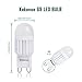 Kakanuo G9 LED Bulb Dimmable Warm White 3000K,3W(30W Halogen Equivalent),G9 Base Bi-Pin 300LM for Chandelier,Home Lighting(Pack Of 4)