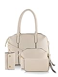 Mark & Keith Women Handbag White MBG 0304 WH
