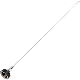 HYS Tunable NMO Antenna 118-940MHz Wide Band 22in Whip 2.5dBi 150W Antenna | Tunable by cutting 22in whip to your exact frequency using the included cut chart. Covers air band/VHF/UHF 700/800/900MHz