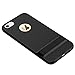 iPhone SE Case, JETech Slim-Fit iPhone SE 5s 5 Case Cover with Microfiber and Self Stand for Apple iPhone SE/5s/5 (Black) - 3440