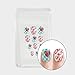 MayQueen 7PACK 84Tips Artificial Junior False Fake Art Nails, Pre-Glued Sticker Nails For Kids (7 Day Nails)