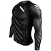 Hayabusa Metaru Charged Long Sleeve Brazilian Jiu Jitsu Rash Guard Shirt