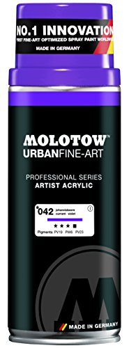 Molotow Urban Fine Art Acrylic Spray Paint, 400ml Can, Currant