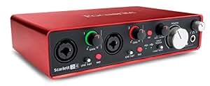 Focusrite - Scarlett 2I4&nbsp;de 2 generaci&oacute;n, 2&nbsp;de 4 de salida, interfaz para audio USB