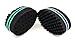 Two in One Magic Hair Sponge Oval Double Side for Afro Twists Curls Dreads Braids Coils Waves For Men Pack of 2