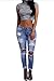 Womens Ladies Stretch Faded Ripped Slim Fit Skinny Denim Jeans