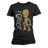 Ladies Guardians of the Galaxy 2 I Am Groot Official Tee T-Shirt Womens Girls