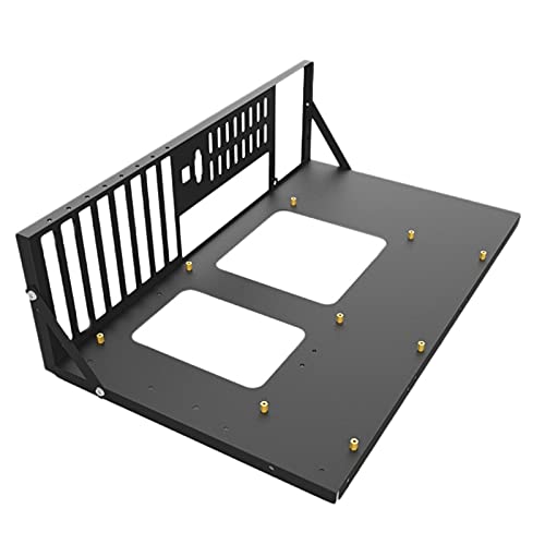 Dciustfhe Mining Frame Mining ETH Motherboard Bracket Thickened Mining Rig Case Support ITX/ATX for 8 GPU(ATX)