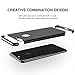 iPhone 7 Plus Case RANVOO Stylish Thin Hard Case with 3 Detachable Parts for Apple iPhone 7 Plus Only, JET BLACK and MATTE BLACK, [CLIP-ON]