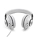 Reetec Lightweight Stereo Bass On-ear Headphones Over-ear Headsets Earphones with Microphone 3.5mm for Cellphones iphone Laptop Tablet Mp4 Mp3 (White)
