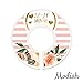 Modish Labels Baby Clothes Size Dividers, Baby Closet Organizers, Size Dividers, Closet Organizer, Closet Dividers, Clothes Organizer, Girl, Flowers, Hearts, Pink, Gold, White, Stripes (Baby)