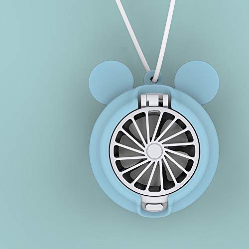 EKUPUZ New Personal Fan Watch Fan USB Rechargeable Mini Charging Lazy Small Fan Creative Student Children Small Fan Portable Gale Mute for Office Reading Travel Camping, Travel Fan