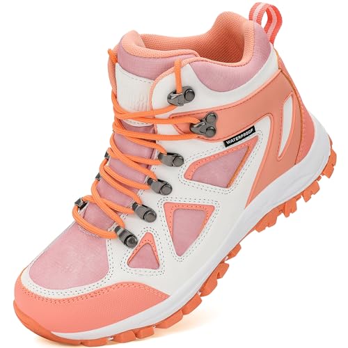 R CORD Kids Hiking Boots Outdoor Ankle Hiking Boots Girls… at Amazon