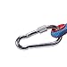 Syiswei Rock Climbing Rope 12MM, Upgraded Coating Carabiners Clips(10m,32ft)(20m,65ft) (30m,98ft) Static Outdoor Climbing Rope, Safety Rope Tree Swing Climbing Equipment Parachute Rope(Blue,30m)