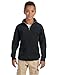 Jerzees 8 oz 50/50 NuBlend Quarter-Zip Cadet Collar Sweatshirt (995Y) -BLACK -S