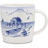 Cape Shore New Bone China Atlantic Mug 14 oz - Harbor Scene