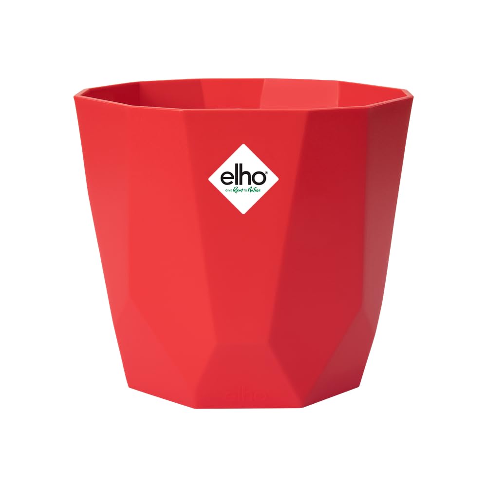 elho B.for Rock Flower Pot, Brilliant Red, 16 cm